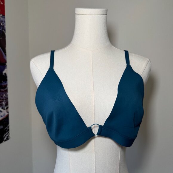 NWT Intimately Free People Midnight Cowboy Scuba V-Neck Bralette - Picture 7 of 11